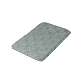 Tapis De Bain Papier peint floral vert (Angle)