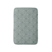 Tapis De Bain Papier peint floral vert (Devant (Vertical))