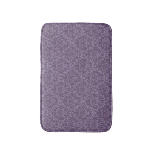 Tapis De Bain Papier peint violet luxueux (Devant (Vertical))