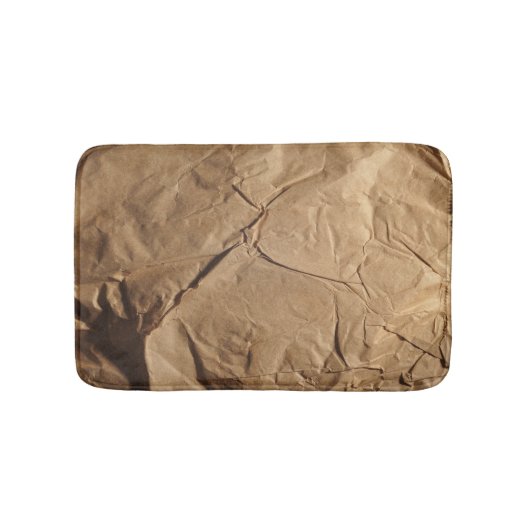 Tapis De Bain Papier Recyclé : Texture écologique. (Devant)