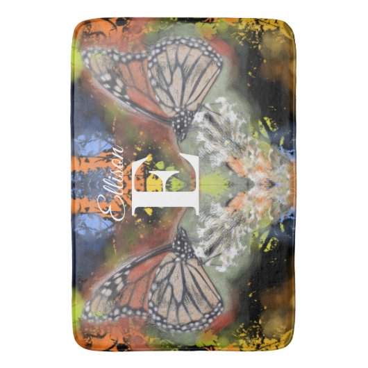 Tapis De Bain Papillon (devant Vertical)