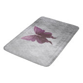 Tapis De Bain Papillon à bijoux Magenta (Angle)