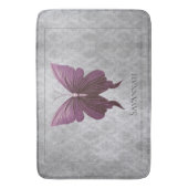 Tapis De Bain Papillon à bijoux Magenta (devant Vertical)