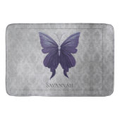 Tapis De Bain Papillon à bijoux pourpre (Devant)