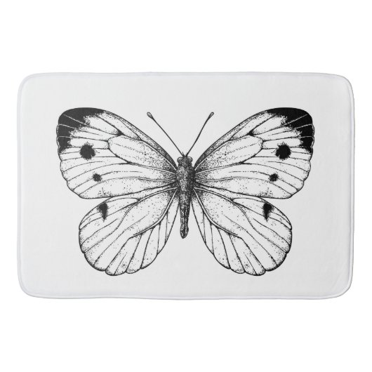 Tapis De Bain Papillon à chou (Devant)