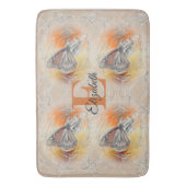 Tapis De Bain Papillon Abstrait PV02 (devant Vertical)