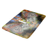 Tapis De Bain Papillon Abstrait PV02 (Angle)