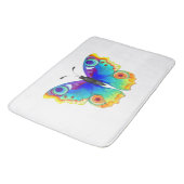 Tapis De Bain Papillon arc-en-ciel (Angle)