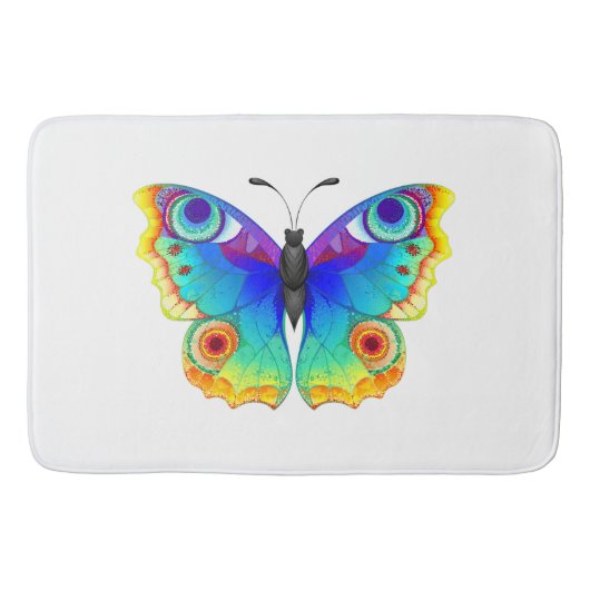 Tapis De Bain Papillon arc-en-ciel (Devant)