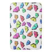 Tapis De Bain Papillon arc-en-ciel (devant Vertical)