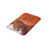 Tapis De Bain Papillon Avec Dieu Citation Inspirationnelle (Angle)
