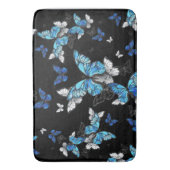 Tapis De Bain Papillon bleu (devant Vertical)