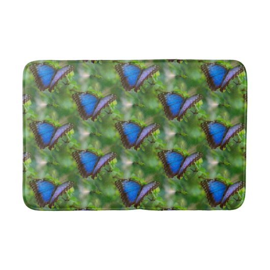 Tapis De Bain Papillon bleu (Devant)