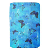 Tapis De Bain Papillon bleu (devant Vertical)