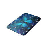 Tapis De Bain Papillon bleu élégant (Angle)