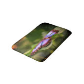 Tapis De Bain Papillon Bleu Nature Gros plan  (Angle)