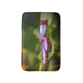 Tapis De Bain Papillon Bleu Nature Gros plan  (Devant (Vertical))