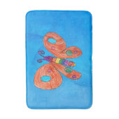 Tapis De Bain Papillon brillant (Devant (Vertical))