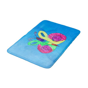 Tapis De Bain Papillon brillant