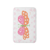 Tapis de bain papillon de fête (Devant (Vertical))