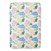 Tapis De Bain Papillon de printemps motif nature (devant Vertical)