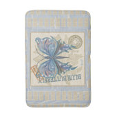 Tapis De Bain Papillon du bureau de création G (Devant (Vertical))