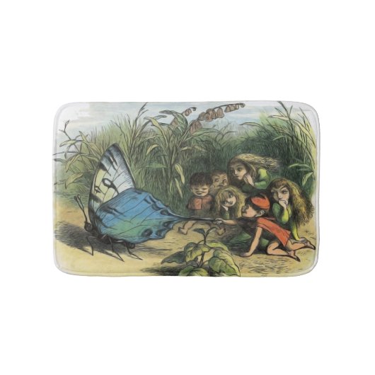Tapis De Bain Papillon Elf Art Cute Elves Papillons (Devant)