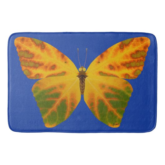 Tapis De Bain Papillon feuille Aspen 1 (Devant)