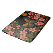 Tapis De Bain Papillon Fleur de Cerisier Lune (Angle)