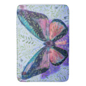 Tapis De Bain Papillon Grosse cuve Bleu (devant Vertical)