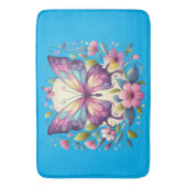 Tapis De Bain Papillon mignon et coloré (devant Vertical)