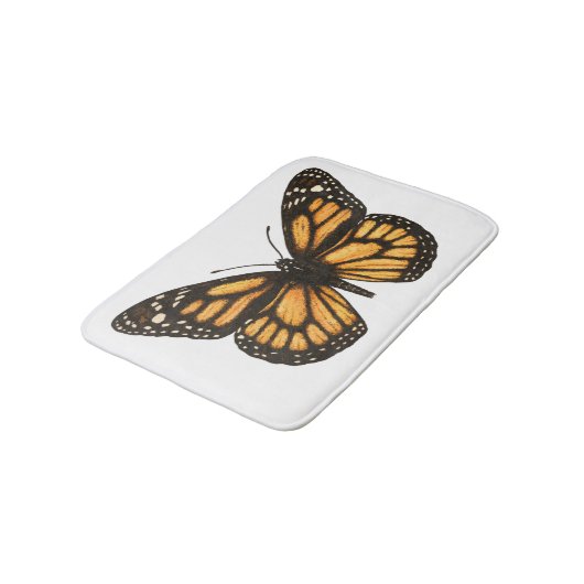 Tapis De Bain Papillon monarque (Angle)