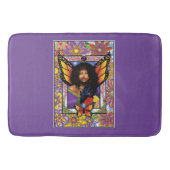 Tapis De Bain Papillon monarque Fée Purple Floral (Devant)