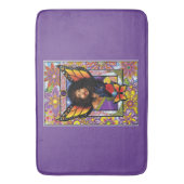 Tapis De Bain Papillon monarque Fée Purple Floral (devant Vertical)