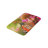 Tapis De Bain Papillon Monarque Sur Fleur Fermer Abstrait (Angle)