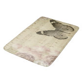 Tapis De Bain Papillon Musical Et Rose (Angle)