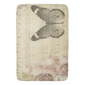 Tapis De Bain Papillon Musical Et Rose (devant Vertical)