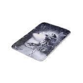 Tapis De Bain Papillon plat Art original (Angle)