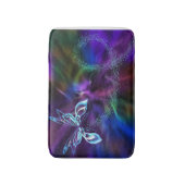 Tapis De Bain Papillon Purple Mat de bain Abstrait (Devant (Vertical))