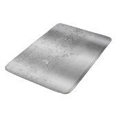 Tapis De Bain Papillon scintillant argenté (Angle)