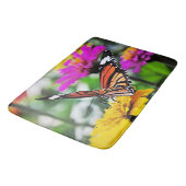 Tapis De Bain Papillon sur les fleurs #2 (Angle)