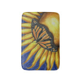 Tapis de bain Papillon Tournesol (Devant (Vertical))