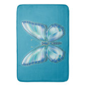 Tapis De Bain Papillon turquoise (devant Vertical)