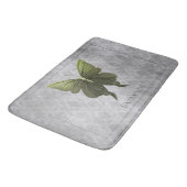 Tapis De Bain Papillon vert bijoux (Angle)