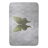 Tapis De Bain Papillon vert bijoux (devant Vertical)