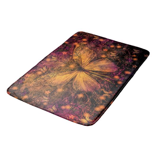 Tapis De Bain Papillon victorien (Angle)