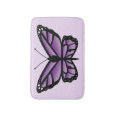 Tapis De Bain Papillon Violet (Devant (Vertical))