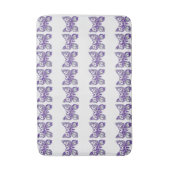 Tapis De Bain Papillons à fleurs (Devant (Vertical))