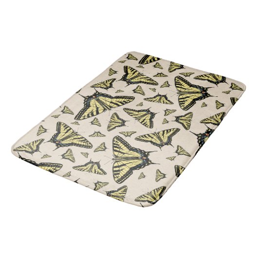 Tapis De Bain Papillons à queue jaune du sud-ouest partout (Angle)