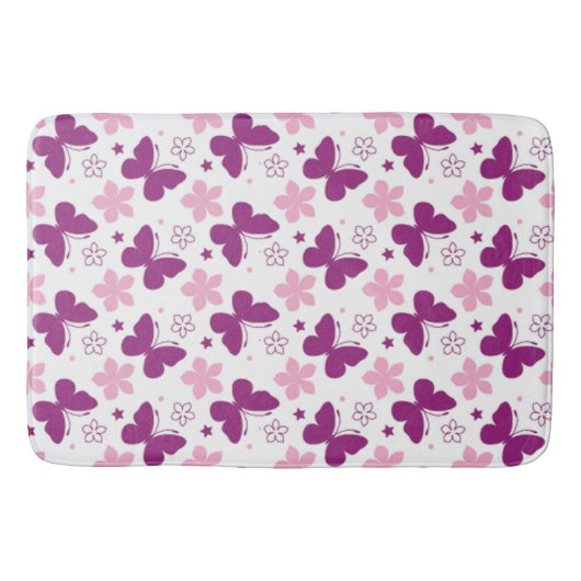 Tapis De Bain Papillons Affiches et impressions (Devant)